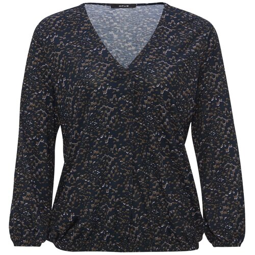 Opus Bluza &amp;#039;Sannah&amp;#039; nočno modra / rjava / bela Slike