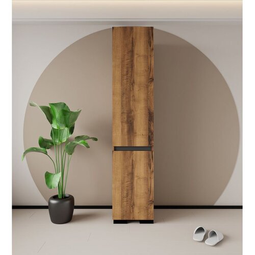 Hanah home vi&amp;scaron;enamenski ormarić Floransa 45, 45 cm, orah / antracit Slike