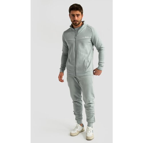 GymBeam Mu&amp;scaron;ka dukserica Zip Up Limitless Eucalypt Slike