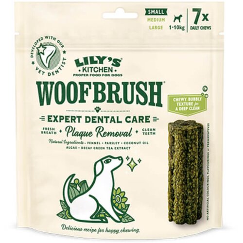 Lily's Kitchen Woofbrush Dental Chew palčke Small - 7 x 22 g Cene