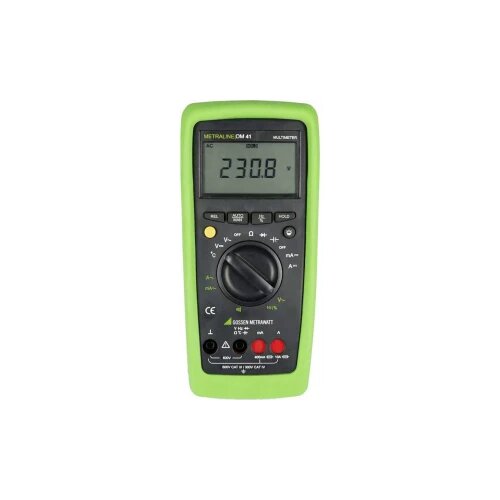 Gossen Metrawatt METRALINE DM 41 ručni multimetar Kalibriran po (ISO) digitalni CAT III 600 V, CAT IV 300 V Zaslon (bro Cijene