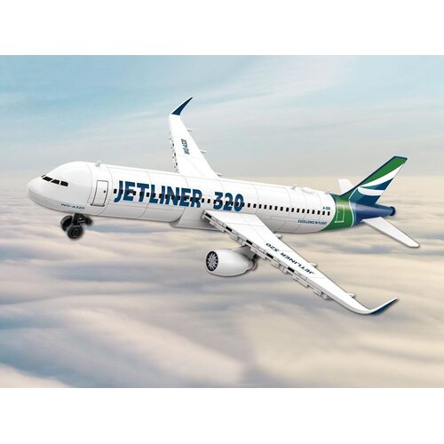  Konstrukcijski blokovi Jetliner 320 putnički model aviona 133 dijela ZA5678 Slike