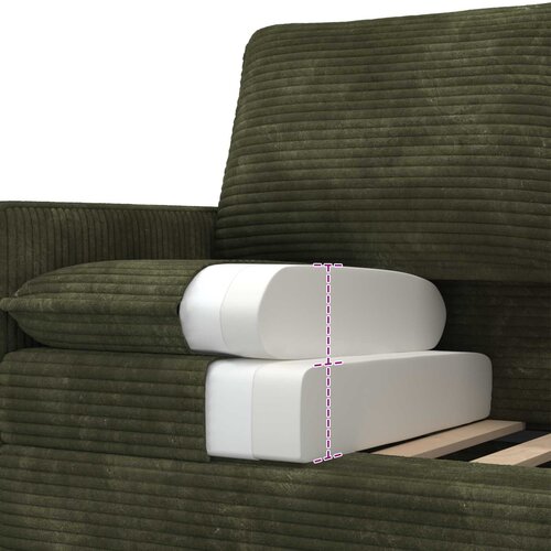 SOFA Zelena 126 x 81 x 87,5 cm Poliester Slike