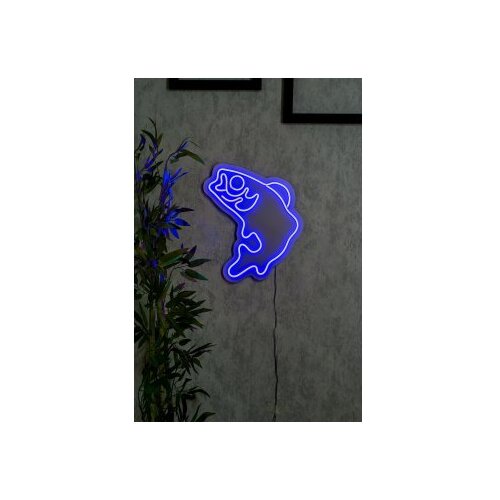 WALLXPERT dekorativna plastična led rasveta fish blue Slike