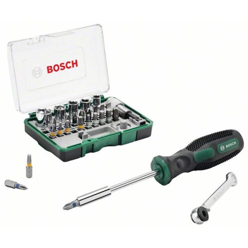 Bosch 27-delni set mini čegrtaljke + ručni odvrtač 2607017331 Cene