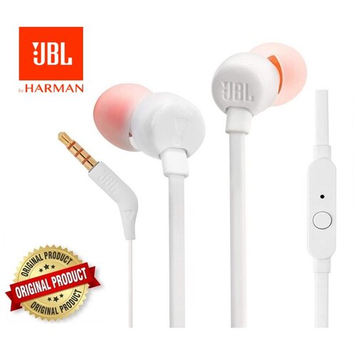 JBL Slušalice Tune 110 in-ear (bubice) sa mikrofonom 3.5mm bijele Cijene
