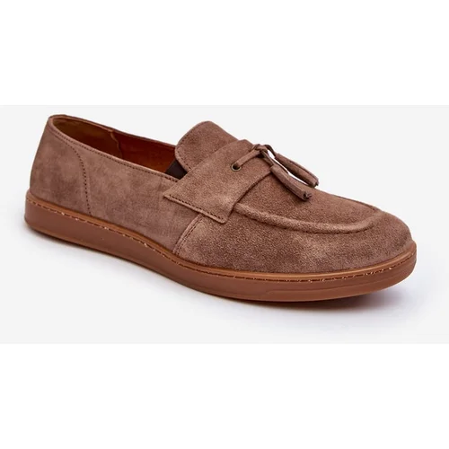 Zazoo Men's Suede Loafers Shoes