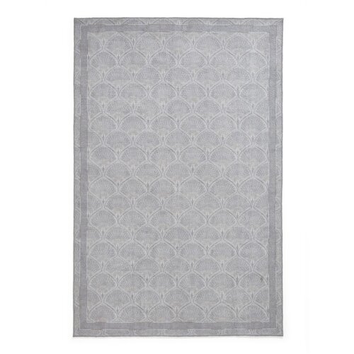 Catherine Lansfield Svetlo siva pralna preproga 152x230 cm Deco Peacock – Cene