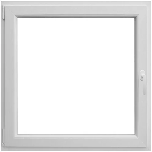 PVC prozor s kvakom (Š x V: 100 x 100 cm, DIN lijevo, Bijele boje)