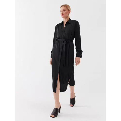 Calvin Klein Srajčna obleka K20K205697 Črna Regular Fit