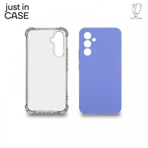 Just In Case 2u1 Extra case mix paket maski za telefon ljubičasti za A54 5G Slike