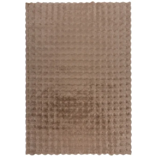 Flair Rugs Smeđe sintetičko krzno 80x150 cm Waffle Faux Fur –