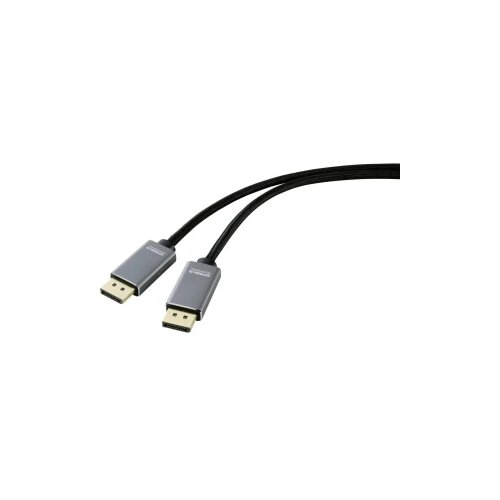 SpeaKa Professional DisplayPort priključni kabel 5.00 m SP-8993892 crna boja [1x mu&amp;scaron;ki konektor displayport - 1x mu&amp;scaron;ki Slike