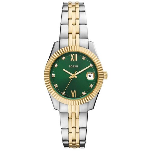Fossil Analogni sat 'SCARLETTE' zlatna / zelena / srebro Cijene