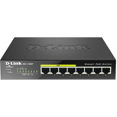 D-link switch neupravljivi, DGS-1008P/E Cijene