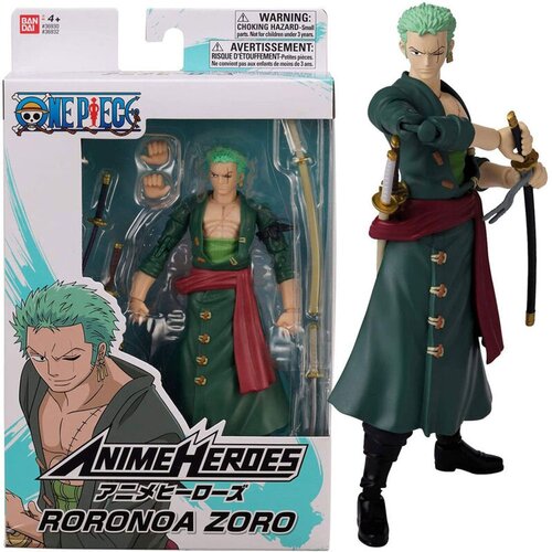 Bandai One Piece Anime Heroes Monkey Roronoa Zoro figura 17cm Cijene