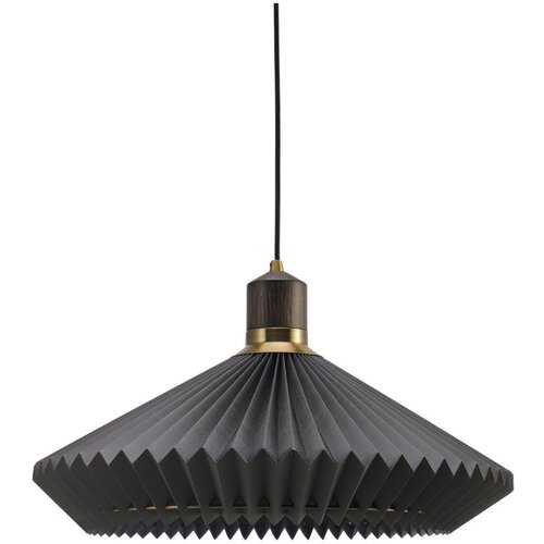 Halo Design 744299-Luster na sajli PARIS 1xE27/60W/230V prečnik 56 cm crna/mesing/hrast Cene