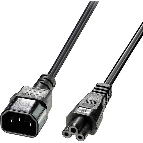 Lindy tok priključni kabel [1x mo&scaron;ki konektor IEC\, C14 - 1x deteljičast ženski konektor C5] 3.00 m črna, (20414633) Cene