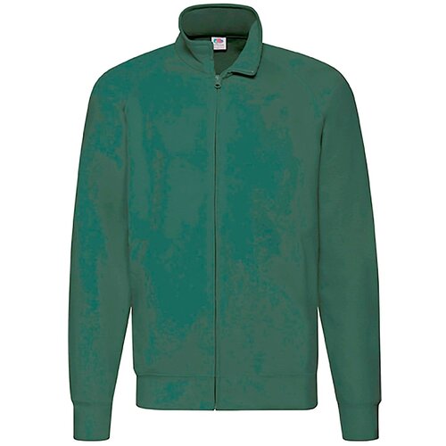 Fruit Of The Loom Green Men&amp;#039;s Sweatshirt Lightweight Sweat Jacket Slike