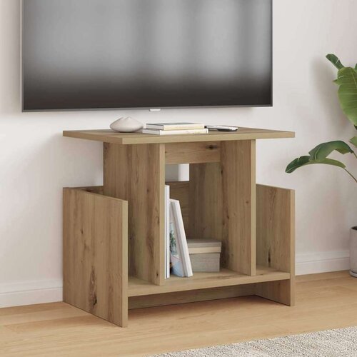 TV stojalo Umetni hrast 50 x 35 x 45 cm Konstruiran les, (5000132677) Cene