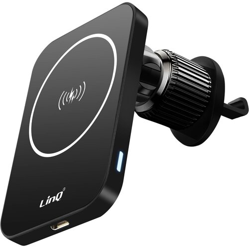 LINQ MagSafe avtomobilsko držalo 15 W Air Vent, vrtljivo, - crno, (20918289) Slike