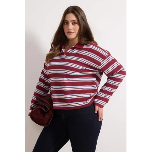 Trendyol Ženska majica TBBSS26BF00001, Bordo Cene