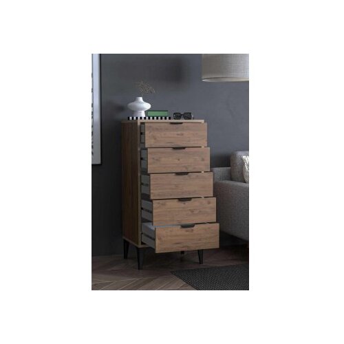 Hanah home Komoda s ladicama Arden, 50 x 105 x 40 cm, Bor Slike