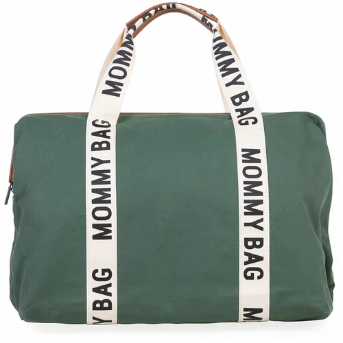 Childhome Mommy Bag Canvas Green torba za previjanje 55 x 30 x 40 cm 1 kos
