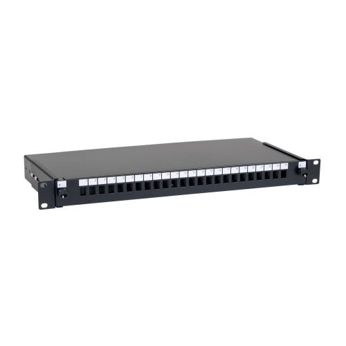 Masterlan Patch panel 24 Simplex SC sa kasetom, bez modula, crni ( 5635 ) Cene