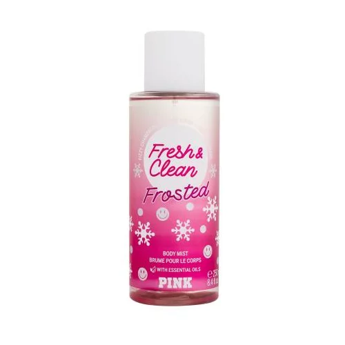 Victoria's Secret Pink Fresh & Clean Frosted 250 ml sprej za telo za ženske