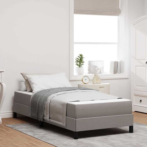  s opruga kutije Sivo-smeđa 90 x 200 cm tkanina Cijene
