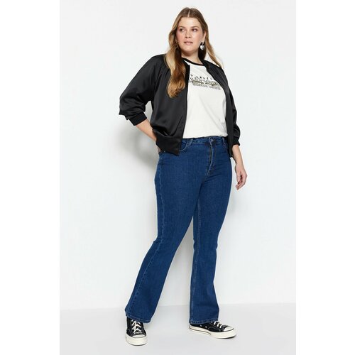 Trendyol Curve Plus Size Jeans - Blue - Slim Slike