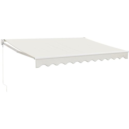Maison Chic Zložljiva tenda - Senčniki krem 3x2,5 m blago in aluminij, (22038713) Slike