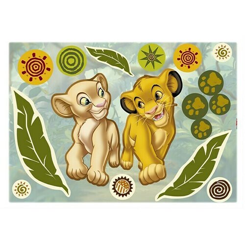 Komar Nalepka za stene Simba in Nala (70 x 50 cm) Cene