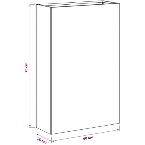  Vrtna saksija 2 kom. Maslinastozelena 50 x 20 x 75 cm - Maslinastozelena 50 x 20 x 75 cm 2 Cijene