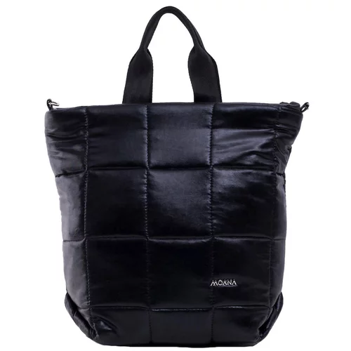 Fashion Hunters Black soft quilted bag