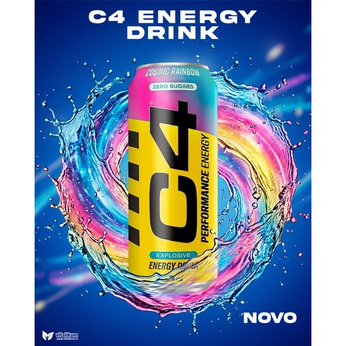 Cellucor C4 Energy Drink 500ml Cosmic Rainbow Slike