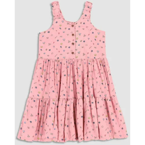 Coccodrillo Dječja haljina boja: ružičasta, mini, širi se prema dolje
