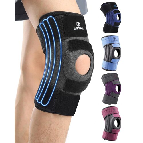 ABYON XL opornica za koleno s trojnimi stabilizatorji Slike