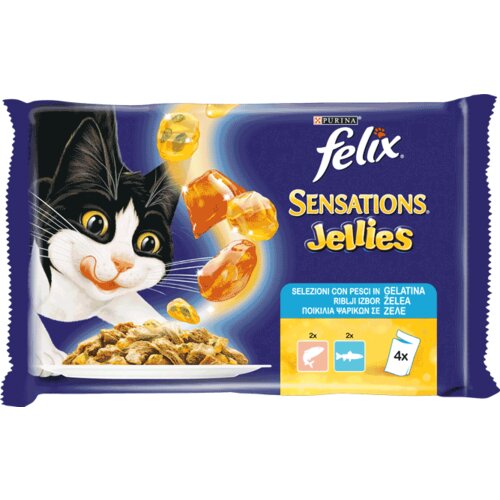 Felix Sensations Multipack losos i pastrmka, 4 x 85 g Cene