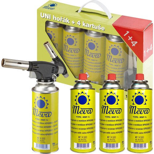 MEVA Univerzalni gostinski plinski gorilnik Creme Brulle 1kW SET, (21136099) Slike