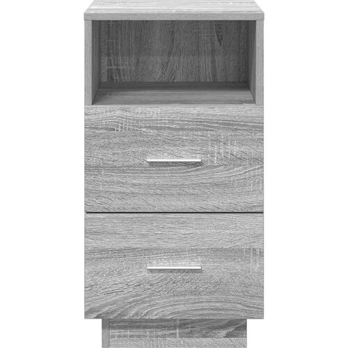 vidaXL Noćni ormarići 2 kom s 2 ladice siva sonoma 36x36x68 cm Cene