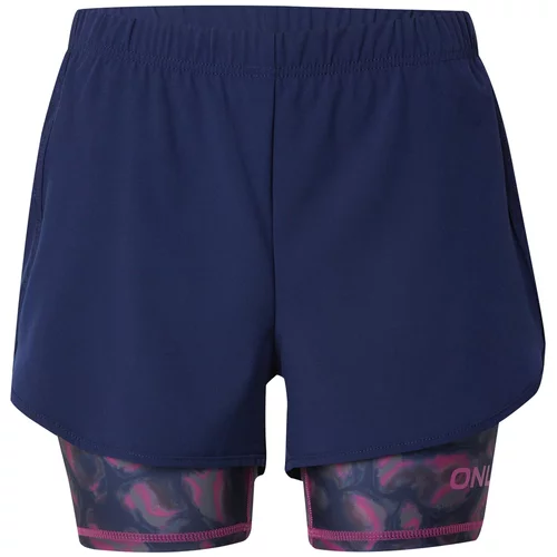 Only Play Sportske hlače 'JOS' morsko plava / siva / roza