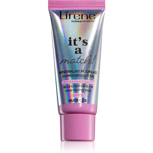 Lirene Mineral mineralna tonirana krema za normalno do mešano kožo SPF 15 nude 30 ml Cene