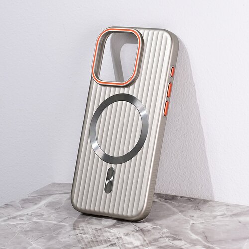 Torbica Magsafe Stripe za iPhone 15 Pro 6.1 siva Slike