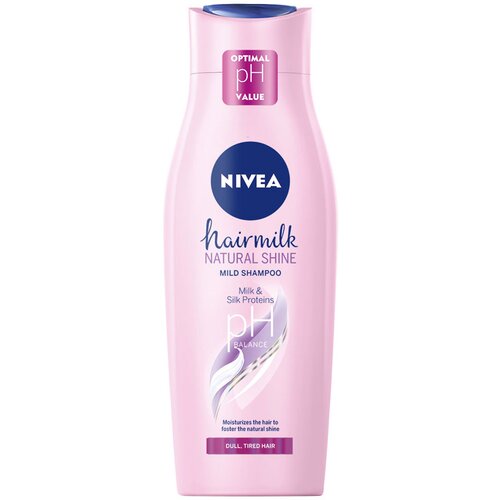 Nivea hairmilk natural shine šampon za sjaj kose 400ml Cene