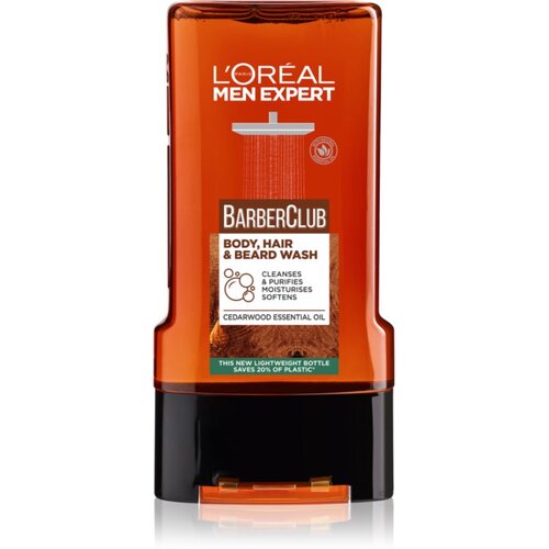 L&amp;acute;Or&amp;eacute;al Paris Men Expert Barber Club gel za tu&amp;scaron;iranje za mu&amp;scaron;karce za kosu, bradu i tijelo 300 ml Slike