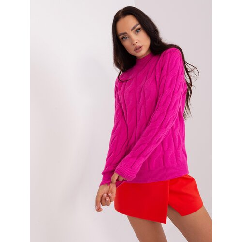 Wool Fashion Italia Sweater-AT-SW-2235.00P-Fuchsia Cene