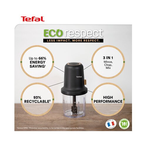 Tefal Sjeckalica MQ80E838, 500 W, 0.8 L, Crna Slike