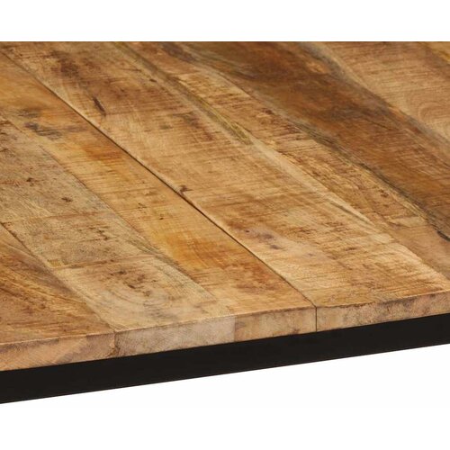  Blagovaonski stol 140 x 70 x 75 cm masivnog grubog drva manga Slike